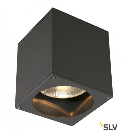 SLV 229555 BIG THEO CEILING OUT Decken- leuchte, eckig, anthrazit, ES111, max. 75W SLV 229555 BIG THEO CEILING OUT Decken- leuchte, eckig, anthrazit, ES111, max. 75W