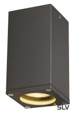 SLV 229585 THEO CEILING OUT Deckenleuchte, eckig, anthrazit, GU10, max. 35W