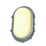 SLV 229924 TERANG Wand-und Deckenleuchte, oval, silber, 8W LED, 3000K