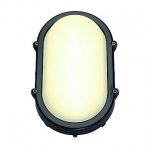 SLV 229925 TERANG Wand-und Deckenleuchte, oval, anthrazit, 8W LED, 3000K