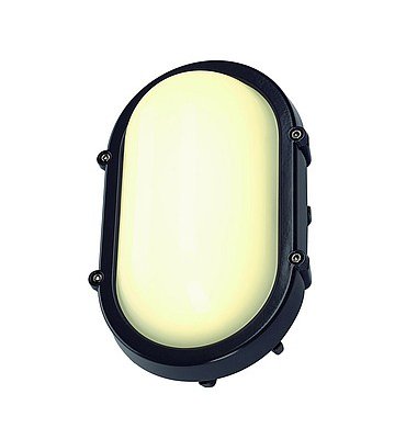 SLV 229925 TERANG Wand-und Deckenleuchte, oval, anthrazit, 8W LED, 3000K