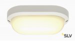 SLV 229941 TERANG 2 XL Wand- und Decken- leuchte, oval, weiss, 3000K, IP44