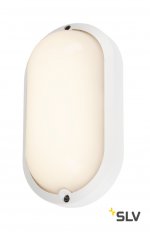 SLV 229951 TERANG 2 XL SENSOR, Wand- und Deckenleuchte, oval, weiss, 3000K, IP44