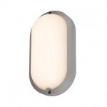 SLV 229954 TERANG 2 XL SENSOR, Wand- und Deckenleuchte, oval, silber- grau, 3000K, IP44