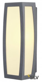 SLV 230085 MERIDIAN BOX Wandleuchte, anthrazit, E27, max. 25W, mit Sensor