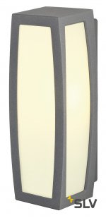 SLV 230085 MERIDIAN BOX Wandleuchte, anthrazit, E27, max. 25W, mit Sensor