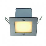 SLV 230132 FRAME OUTDOOR 16 LED Wand- einbauleuchte, quadratisch, Edelstahl, warmweiss