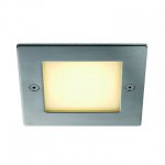 SLV 230132 FRAME OUTDOOR 16 LED Wand- einbauleuchte, quadratisch, Edelstahl, warmweiss