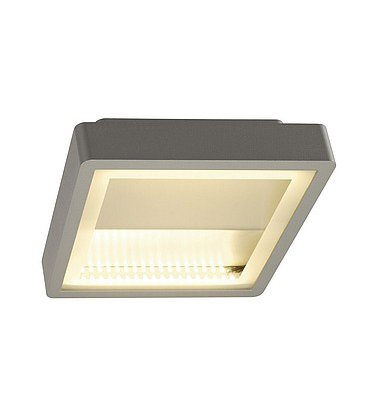SLV 230894 INDIGLA WING Deckenleuchte, silbergrau, 2x36 SMD LED, 15W, 3000K, IP54