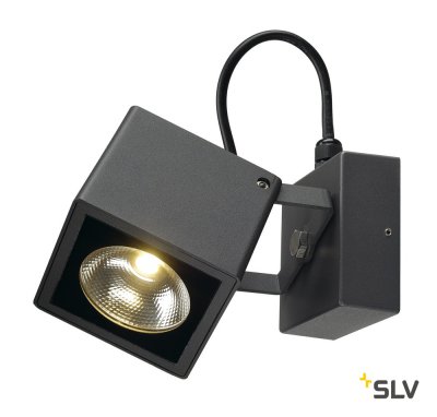 SLV 231055 BIG NAUTILUS SQUARE LED Wand- leuchte, eckig, anthrazit