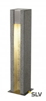SLV 231440 ARROCK SLOT GU10 Stehleuchte, eckig, Granit, salt & pepper, max. 4W LED