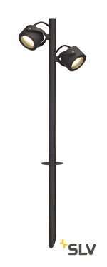 SLV 231535 SITRA 360 SL SPIKE, anthrazit, 2xGX53, max. 9W, IP44