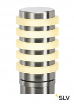 SLV 231612 BIG NAILS PLUS 80 Stehleuchte, Edelstahl 304, E27, max. 23W, IP44