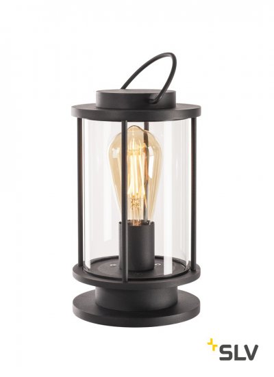 232095 SLV PHOTONIA TL светильник настол./подвесной IP44 для лампы E27 60Вт макс., с вилкой, антрацит/прозрач.