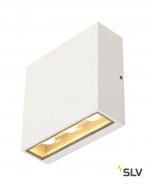 SLV 232451 BIG QUAD Wandleuchte, eckig, weiss, 6x1W LED, warm-weiss