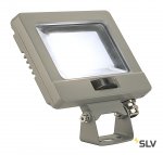 SLV 232874 SPOODI SENSOR 14 светильник IP65 11Вт с LED 4000К, 870лм, 90°, датч. движ. с ПДУ, кабель 2м, серебр.