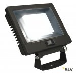 SLV 232890 SPOODI SENSOR 20 светильник IP65 30Вт с LED 4000К, 2500лм,100°, датч.движ. с ПДУ, кабель 2м, черный