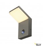 SLV 232915 ORDI LED Wandleuchte, anthrazit, 3000K, mit Sensor,