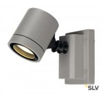 SLV 233104 NEW MYRA WALL Wandleuchte, silbergrau, GU10, max. 50W, IP55