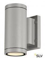 SLV 233114 NEW MYRA UP/DOWN Wandleuchte, silbergrau, 2xGU10, max. 2x35W, IP55
