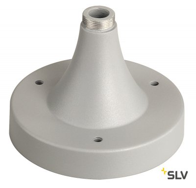 SLV 233144 Standfuss f?r NEW MYRA 1 & 2 Leuchtenk?pfe, silbergrau
