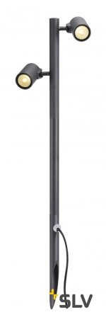 SLV 233285 GUNNSY Leuchtenkopf, double spot, sandy anthracite, 8W LED, 3000K