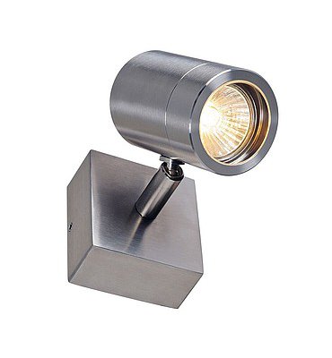 SLV 233300 SST 304 GU10 SINGLE SPOT Wand- leuchte, Edelstahl 304, GU10, max. 35W
