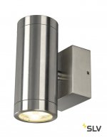 SLV 233312 ASTINA STEEL LED Wandleuchte, rund, Edelstahl 316
