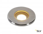 SLV 233540 DASAR LED MINI Bodeneinbau- leuchte, rund, Edelstahl 316, 2W, 3000K, 12-24V, IP67