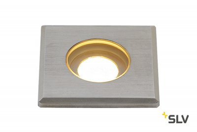 SLV 233550 DASAR LED MINI Bodeneinbau- leuchte, eckig, Edelstahl 316, 2W, 3000K, 12-24V, IP67