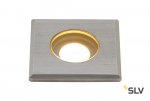 SLV 233550 DASAR LED MINI Bodeneinbau- leuchte, eckig, Edelstahl 316, 2W, 3000K, 12-24V, IP67