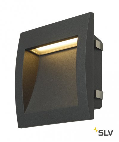 SLV 233615 DOWNUNDER OUT LED L Wand- einbauleuchte, anthrazit