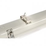 SLV 234112 GERMA Deckenleuchte, grau, f?r 2xT8 1500mm Leuchtmittel