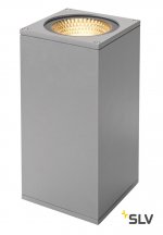 234504 SLV BIG THEO LED UP-DOWN светильник настенный IP44 с LED 2x17.5Вт (42Вт), 3000К, 24°, 4000лм, серебр.