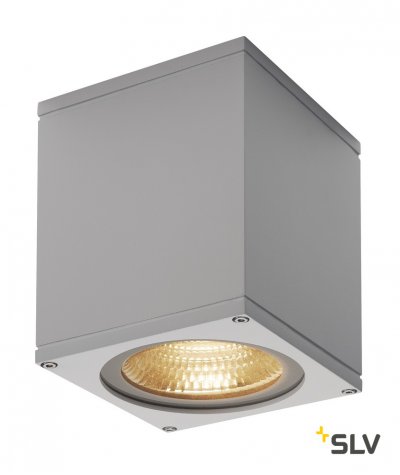 234524 SLV BIG THEO LED WL светильник настенный IP44 с LED 17.5Вт (21Вт), 3000К, 24°, 2000лм, серебристый