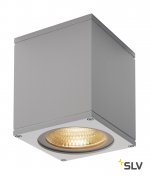 234524 SLV BIG THEO LED WL светильник настенный IP44 с LED 17.5Вт (21Вт), 3000К, 24°, 2000лм, серебристый