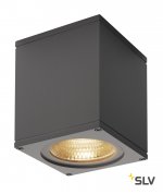 234525 SLV BIG THEO LED WL светильник настенный IP44 с LED 17.5Вт (21Вт), 3000К, 24°, 2000лм, антрацит