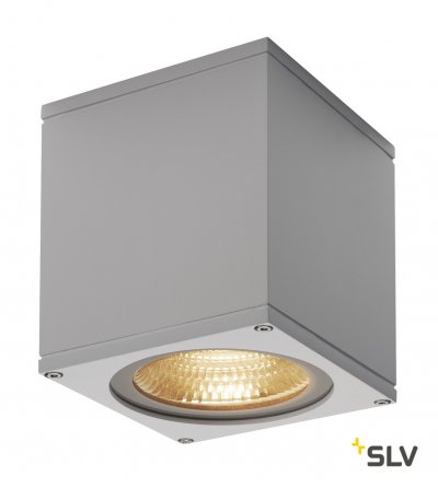 234534 SLV BIG THEO LED CL светильник потолочный IP44 с LED 17.5Вт (21Вт), 3000К, 24°, 2000лм, серебристый
