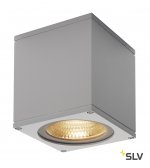 234534 SLV BIG THEO LED CL светильник потолочный IP44 с LED 17.5Вт (21Вт), 3000К, 24°, 2000лм, серебристый