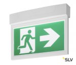SLV 240002 P-LIGHT Emergency Series Exit sign BIG ceiling/wall white
