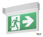 SLV 240002 P-LIGHT Emergency Series Exit sign BIG ceiling/wall white