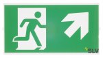 SLV 240007 P-LIGHT Emergency Series Stair Signs for Exit Wall, Ceiling, Pendant, small, green