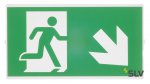 SLV 240007 P-LIGHT Emergency Series Stair Signs for Exit Wall, Ceiling, Pendant, small, green