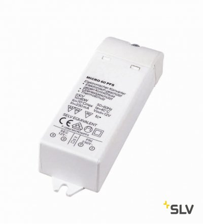 SLV 461060 FN MINITRAFO 1, 60VA, 12V, 10,5x3,3x2,2cm