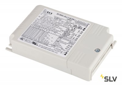 SLV 464032 TCI LED-Treiber, 50VA, 350-1050mA, Dip-Switch, inkl. Zugentlastung, DALI-dimmbar