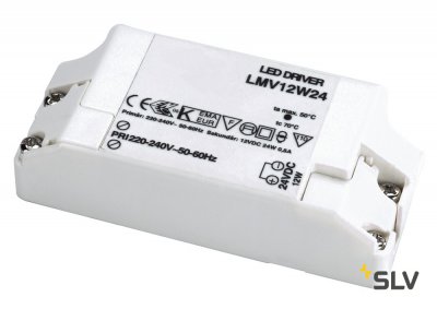SLV 470502 LED NETZTEIL 12W, 24V SLV 470502 LED NETZTEIL 12W, 24V