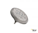 560622 SLV LED G53 QR111 источник света LED, 12В, 9Вт, 13°, 2700K, 800лм,  серебристый корпус