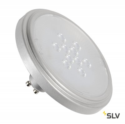 SLV 560722 QPAR111 Retrofit LED Leucht- mittel, GU10, 2700K, 40°, silbergrau SLV 560722 QPAR111 Retrofit LED Leucht- mittel, GU10, 2700K, 40°, silbergrau