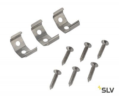 SLV 631304 Befestigungsklemmen 45° f?r Batten LED Serie, 3 Stk.