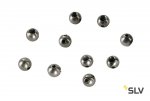 SLV 961034 Stopper f?r Drahtseil 0,75mm, inkl. Madenschraube M4x5, 10 St?ck
